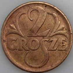 2 grosze, rok 1938