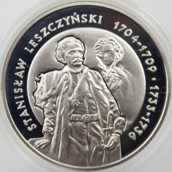10 zł Stanisław Leszczyński 2003r Ag 925.
